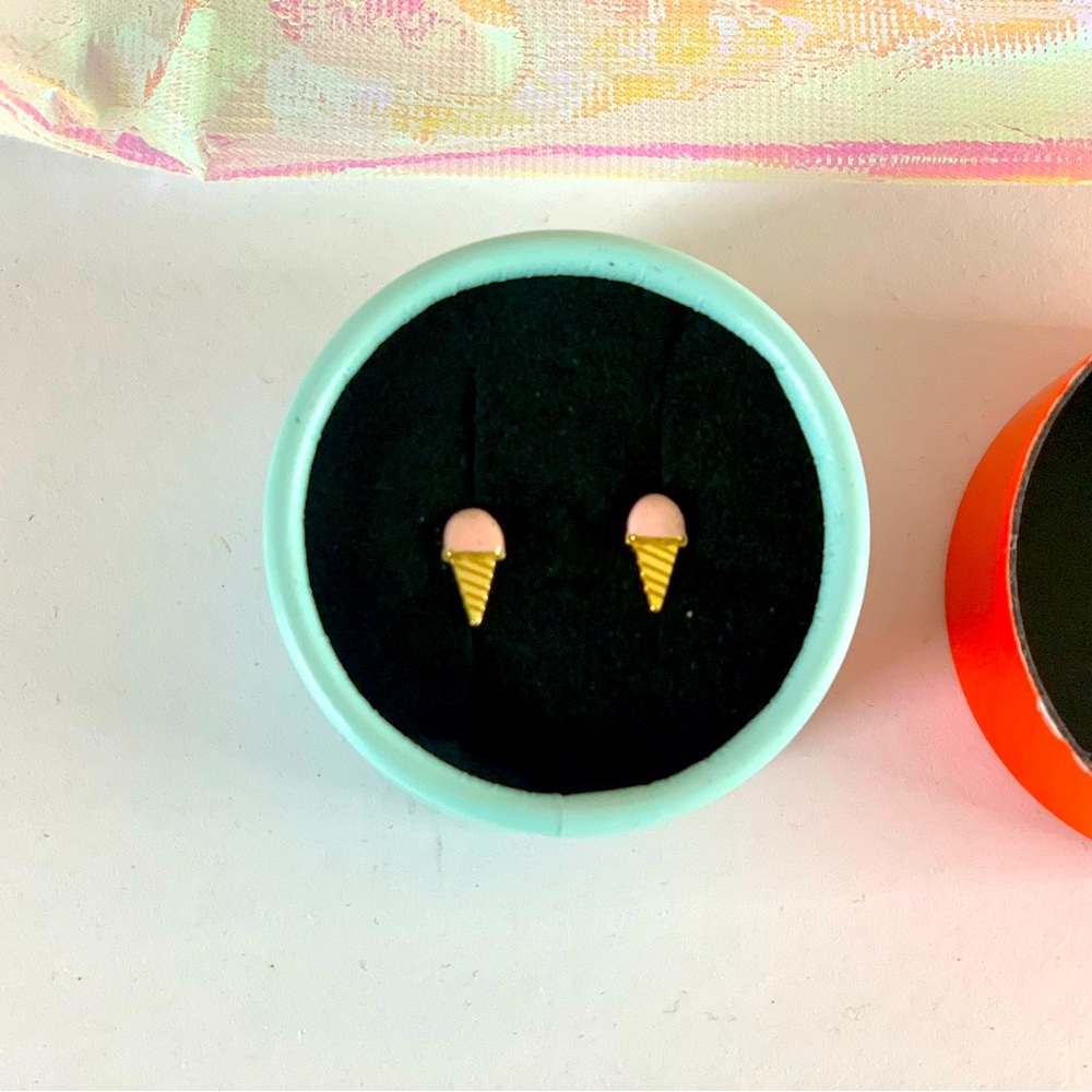 Rowan Ice Cream Cone Studs